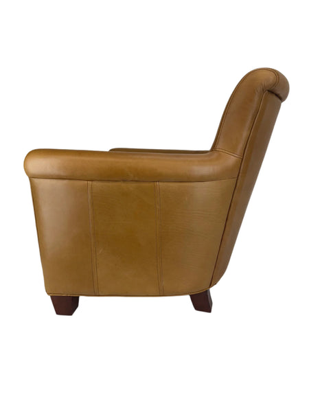 Pair of Leather Club Chairs